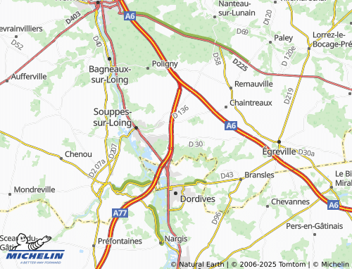 Mapa MICHELIN Petit Ceriseaux - ViaMichelin