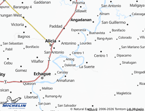 MICHELIN Rancho Bassit map - ViaMichelin