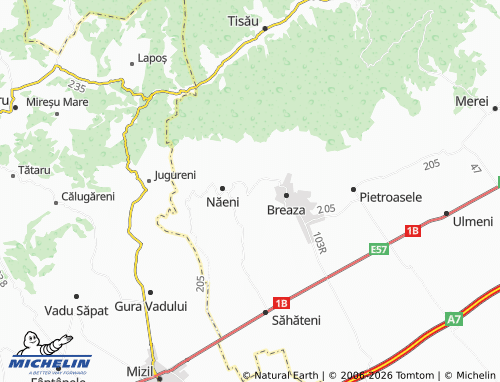 Carte MICHELIN Vispești - ViaMichelin
