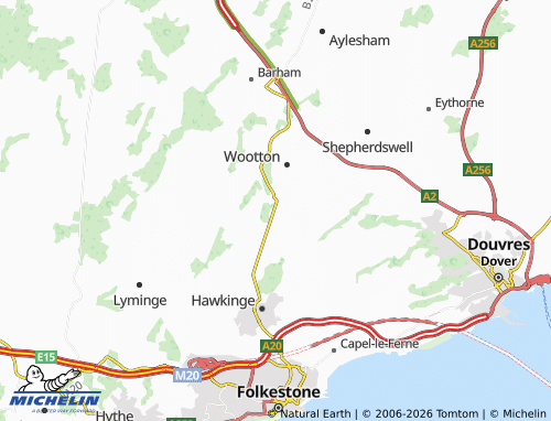 Carte MICHELIN Selsted - ViaMichelin