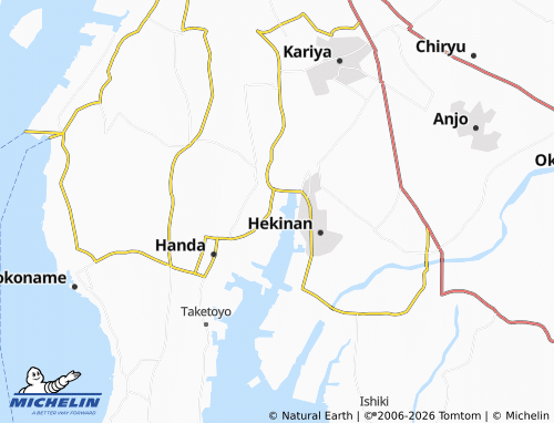 Kaart MICHELIN Kamezaki - ViaMichelin