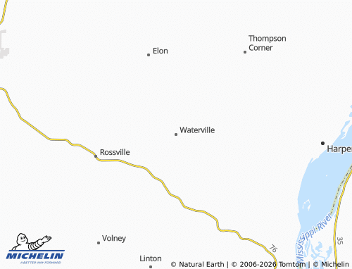 Mappa MICHELIN Waterville - ViaMichelin