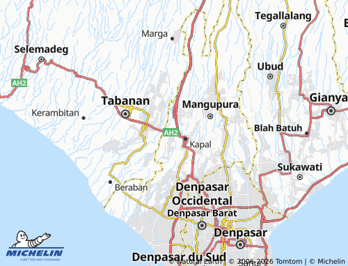 Mapa MICHELIN Mengwitani - ViaMichelin