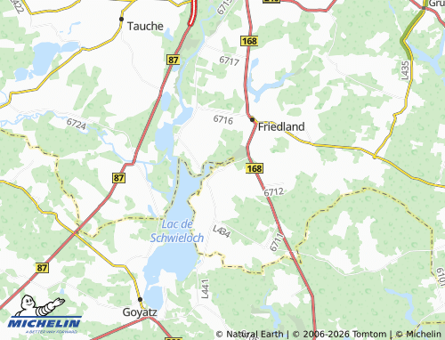 MICHELIN Möllen map - ViaMichelin