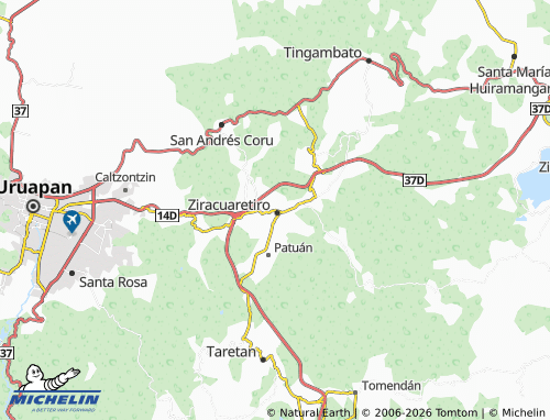 Mappa MICHELIN Centro - ViaMichelin