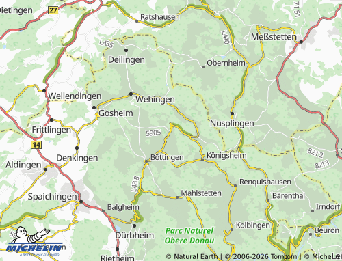 MICHELIN Bubsheim map - ViaMichelin