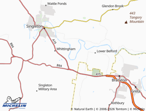 Mapa MICHELIN Scotts Flat - ViaMichelin