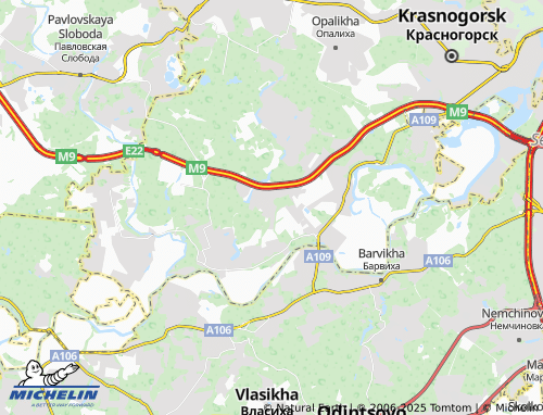 MICHELIN Niva 1 map - ViaMichelin