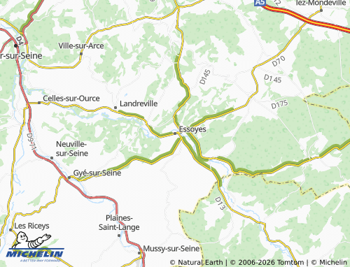 Mappa MICHELIN Essoyes - ViaMichelin