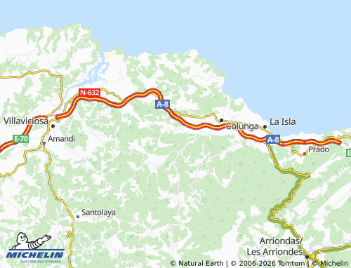 MICHELIN-Landkarte Beldredo - ViaMichelin
