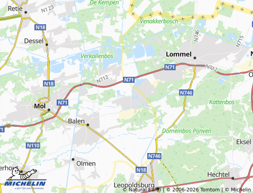 MICHELIN Wezel map - ViaMichelin