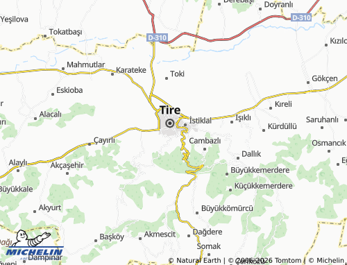 MICHELIN Bahariye map - ViaMichelin