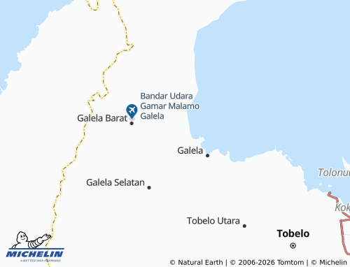 MICHELIN Towara map - ViaMichelin