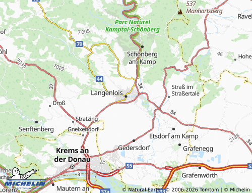 Mapa MICHELIN Langenlois - ViaMichelin
