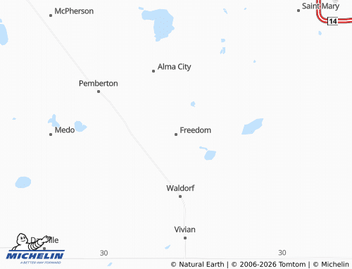 Kaart MICHELIN Freedom - ViaMichelin
