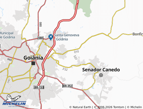 MICHELIN Parque Alvorada map - ViaMichelin