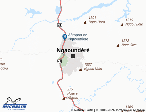 MICHELIN Ngaoundéré map - ViaMichelin