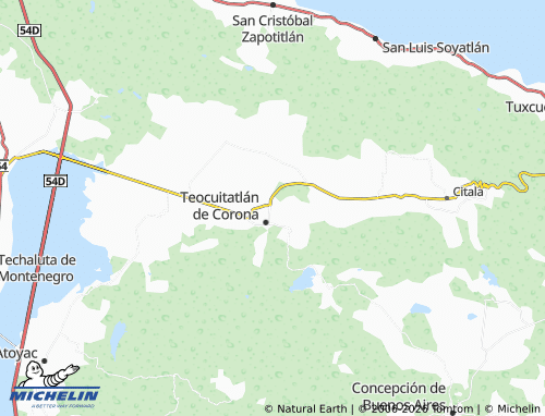 Mappa MICHELIN Mezquite de La Hoja - ViaMichelin