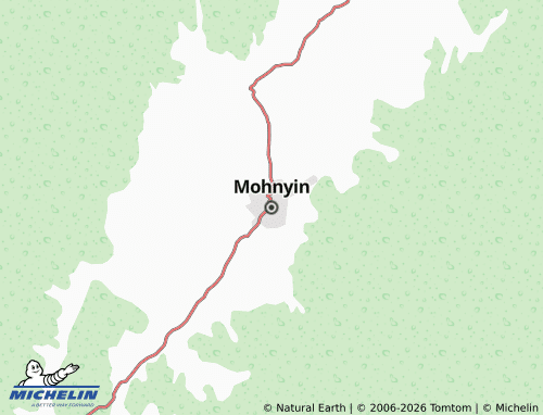 MICHELIN-Landkarte Mohnyin - ViaMichelin