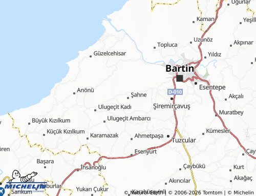 MICHELIN Şahne map - ViaMichelin