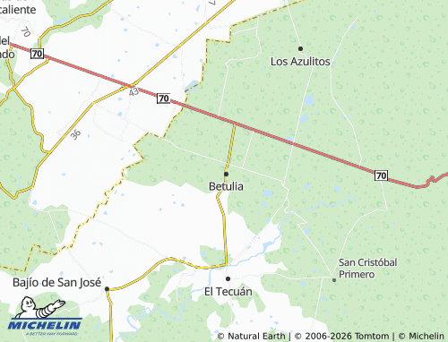 Carte MICHELIN El Puente - ViaMichelin
