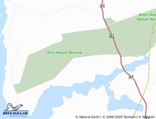 MICHELIN Elwa map - ViaMichelin