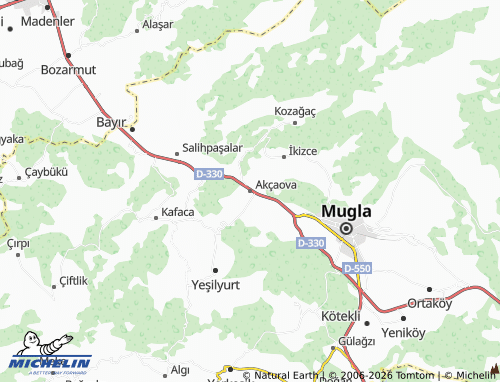 Mapa MICHELIN Akçaova - ViaMichelin