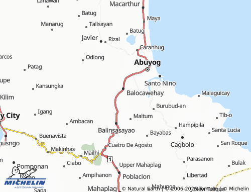 MICHELIN Capilian map - ViaMichelin