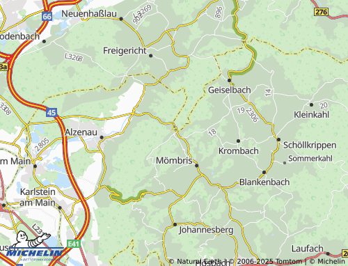 Mapa MICHELIN Brücken - ViaMichelin