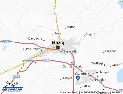 Carte MICHELIN İzzet Paşa - ViaMichelin