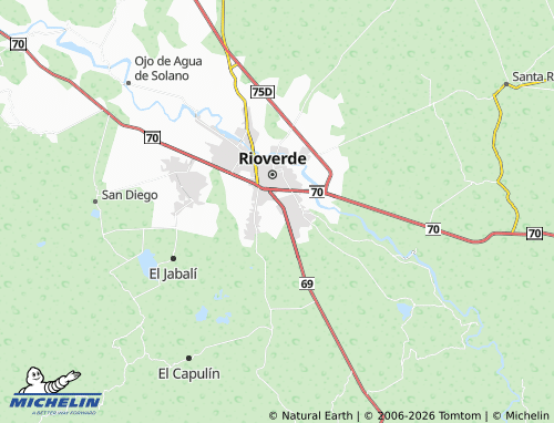 Mappa MICHELIN Pedregal de San Marcos - ViaMichelin