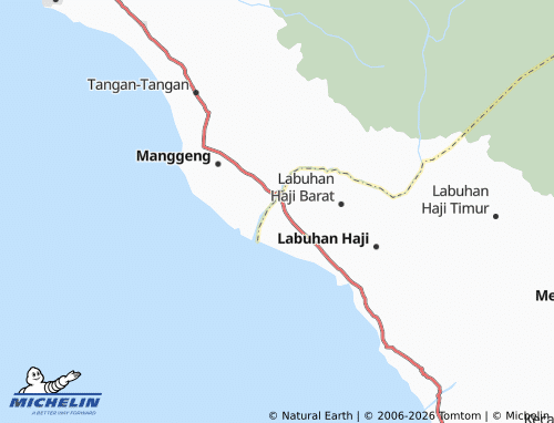 MICHELIN Pante Geulima map - ViaMichelin