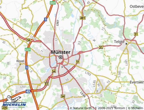 MICHELIN-Landkarte Mitte-Nordost - ViaMichelin