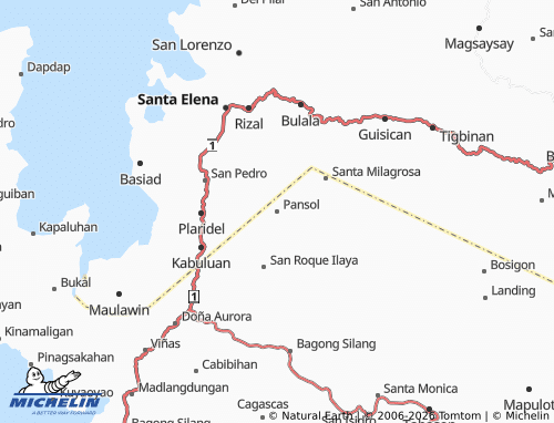 MICHELIN Pansol map - ViaMichelin