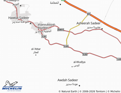 Mappa MICHELIN al-Khaleej - ViaMichelin