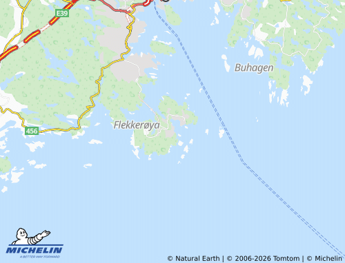 Mapa MICHELIN Mebø - ViaMichelin