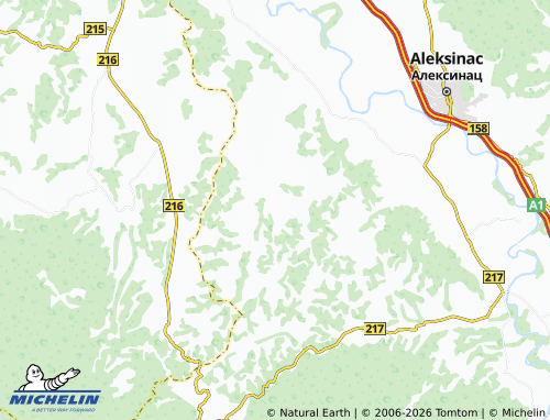 Mapa MICHELIN Krušje - ViaMichelin