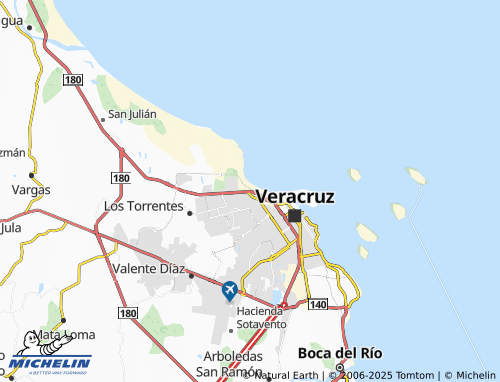 MICHELIN Zona Federal map - ViaMichelin