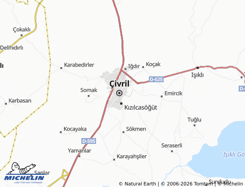 MICHELIN Saray map - ViaMichelin