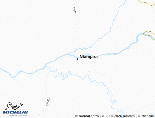 MICHELIN-Landkarte Niangara - ViaMichelin