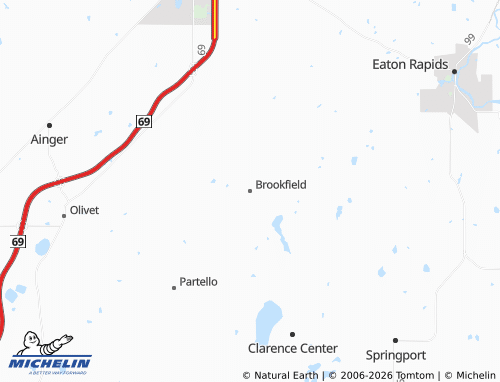 Mapa MICHELIN Brookfield - ViaMichelin