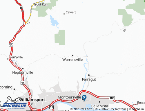 MICHELIN Warrensville map - ViaMichelin