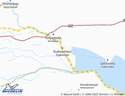 Carte MICHELIN Kudryashevo - ViaMichelin