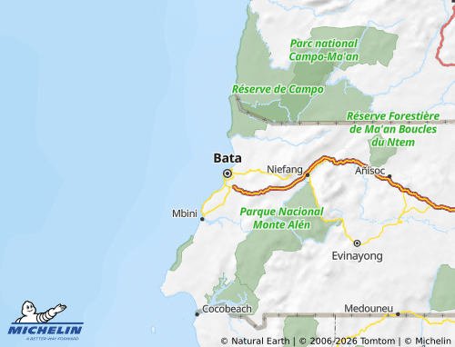MICHELIN Litoral map - ViaMichelin