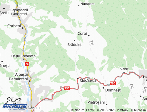 Mapa MICHELIN Ungureni - ViaMichelin