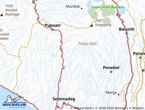 MICHELIN Karya Sari map - ViaMichelin