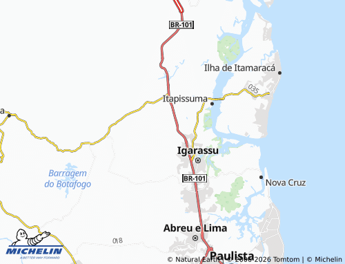 Mappa MICHELIN Alto do Céu - ViaMichelin