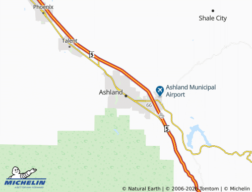 Carte MICHELIN Ashland - ViaMichelin