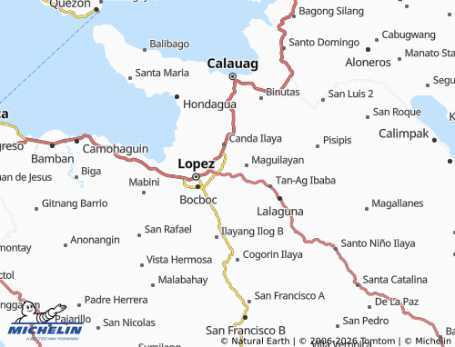 MICHELIN Bacungan map - ViaMichelin