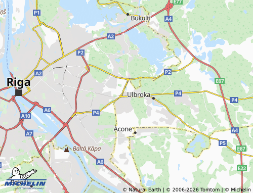 Mapa MICHELIN Dreiliņi - ViaMichelin